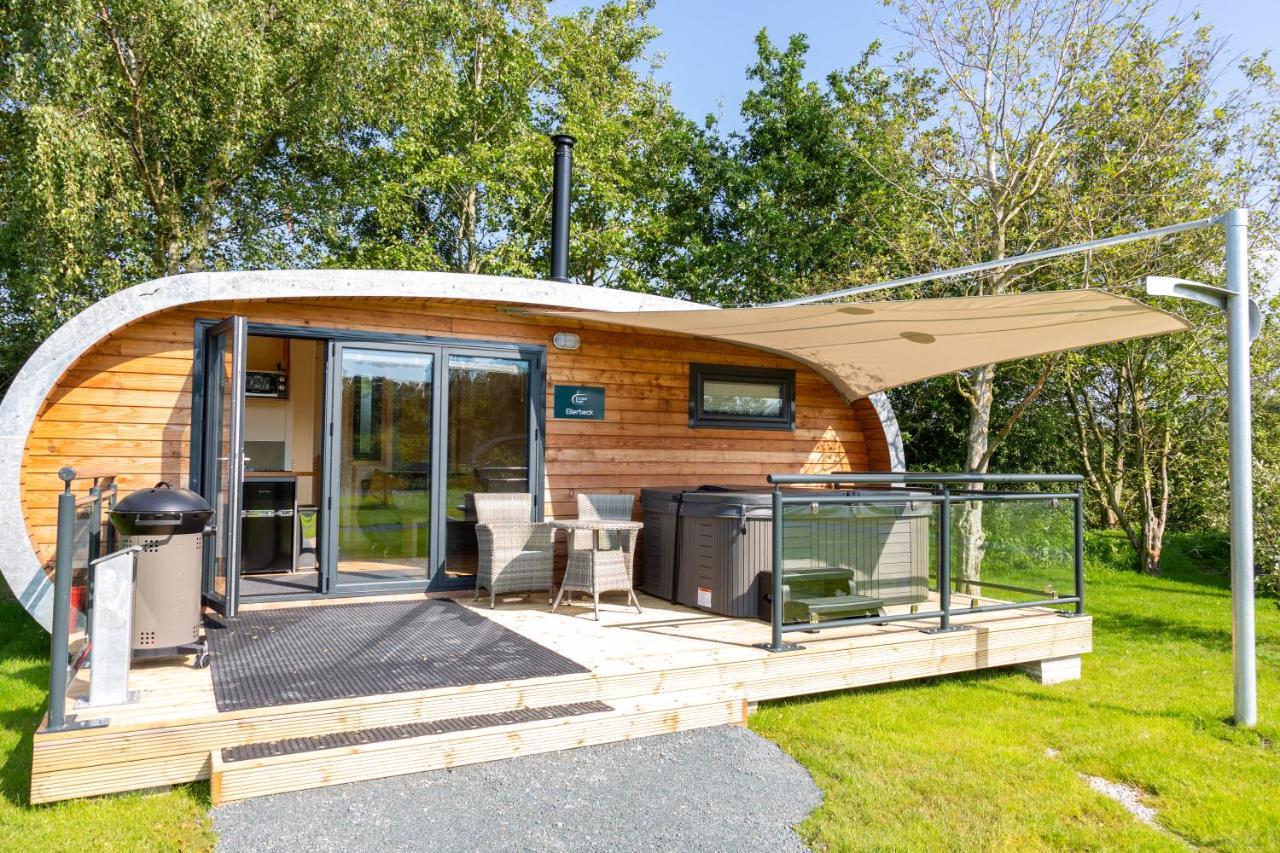 ランカスター Fell View Park Escape Pods With Hot Tubs, Kirkby Lonsdaleヴィラ エクステリア 写真