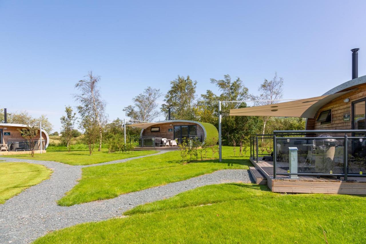 ランカスター Fell View Park Escape Pods With Hot Tubs, Kirkby Lonsdaleヴィラ エクステリア 写真