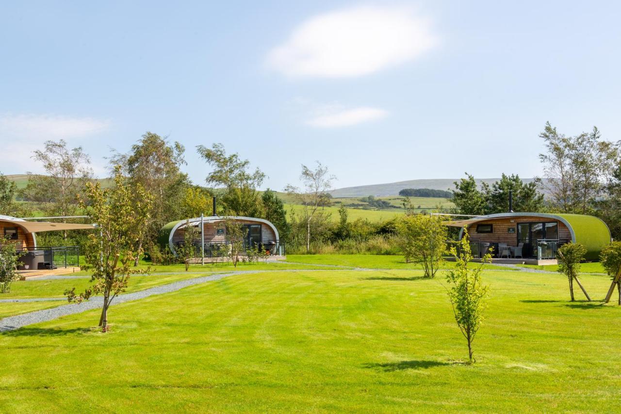ランカスター Fell View Park Escape Pods With Hot Tubs, Kirkby Lonsdaleヴィラ エクステリア 写真